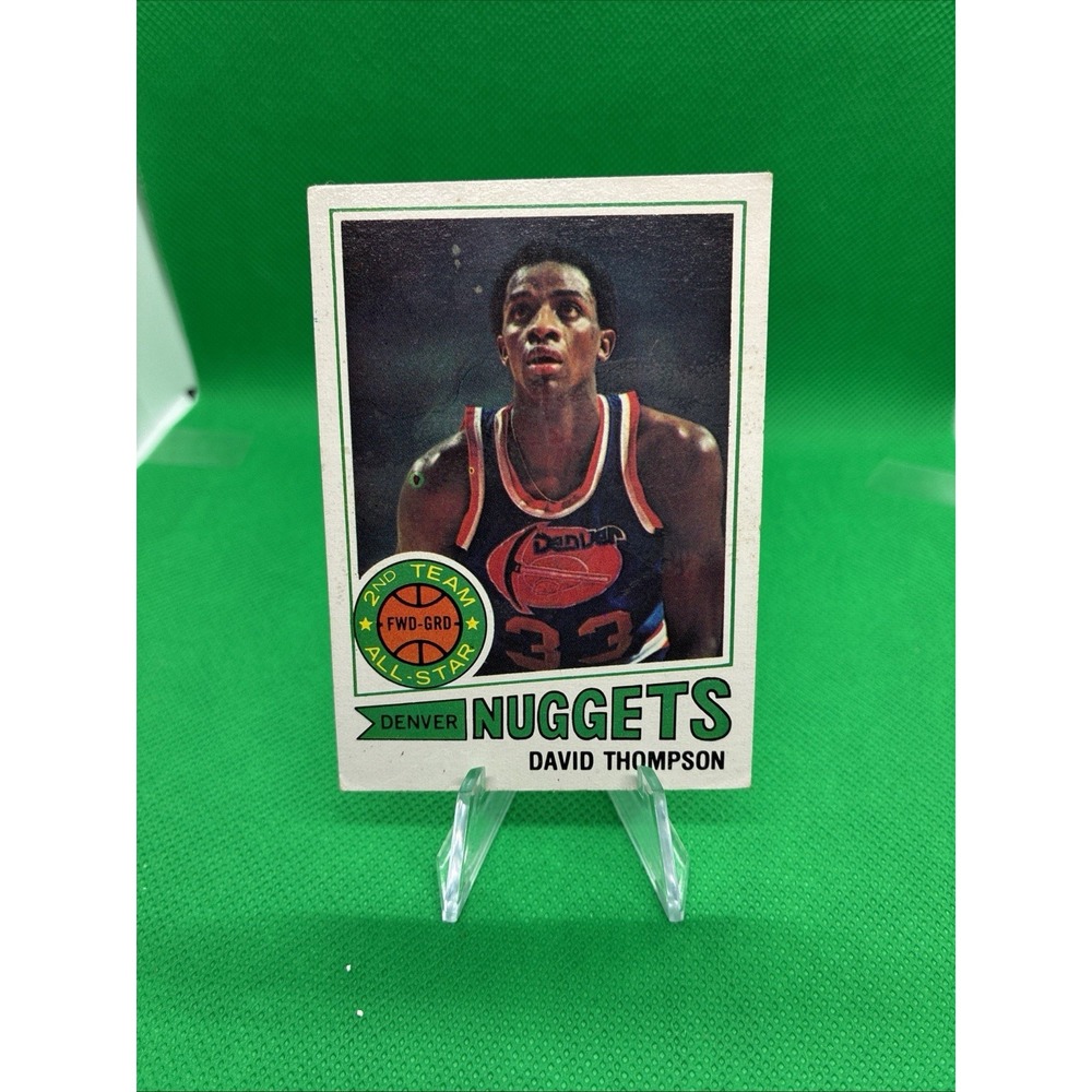 1977-78 Topps Basketball David Thompson #60 - Denver Nuggets